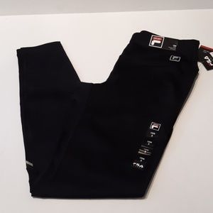 Legging women Mid Rise Small Black Fila Sport Yoga